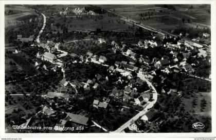 CPA Meckenbeuren in Oberschwaben Württemberg, Fliegeraufnahme