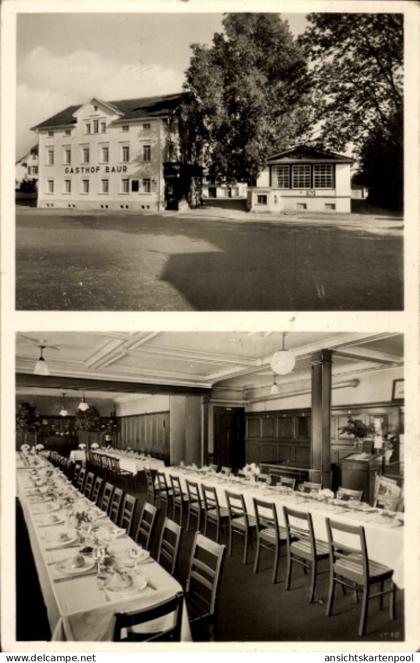 CPA Meckenbeuren in Oberschwaben Württemberg, Gasthof Baur