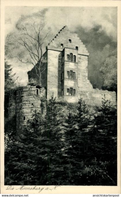 CPA Neunkirchen Neckarkatzenbach im Neckar Odenwald Kreis, Minneburg