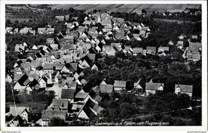 CPA Sielmingen Filderstadt in Württemberg, Fliegeraufnahme