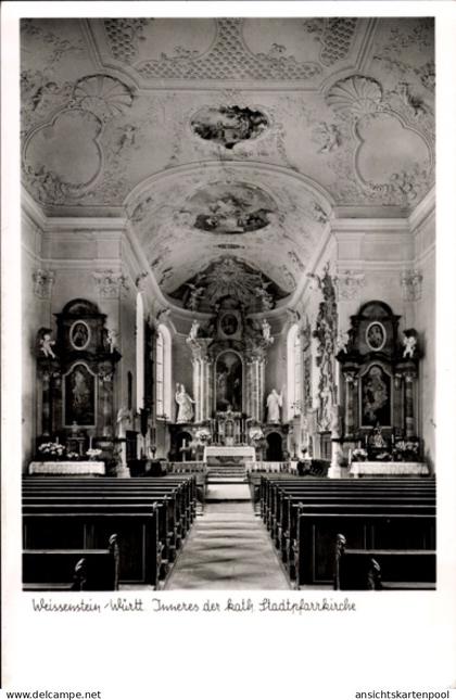CPA Weißenstein Lauterstein in Württemberg, Katholische Stadtpfarrkirche