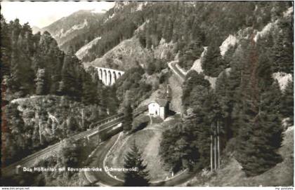 Hoellental Schwarzwald Ravennabruecke Hoellental x 1960