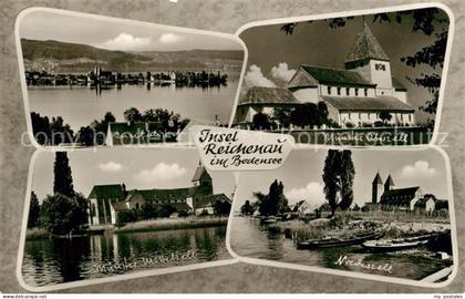 Insel Reichenau Panorama Muenster Oberzell Muenster Mittelzell Kirche Niederzell