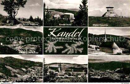 Kandel Breisgau Gipfelpyramide Kandel-Hotel Waldkirch Glottertal mit Kandel