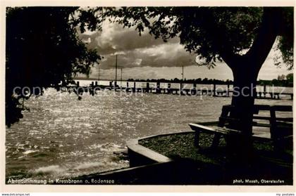 Kressbronn Bodensee Abendstimmung am Bodensee