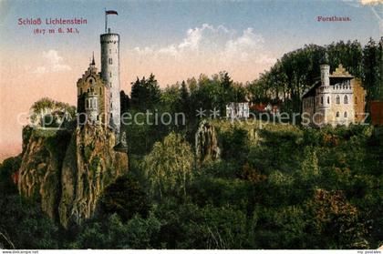 Lichtenstein Wuerttemberg Schloss Lichtenstein Forsthaus