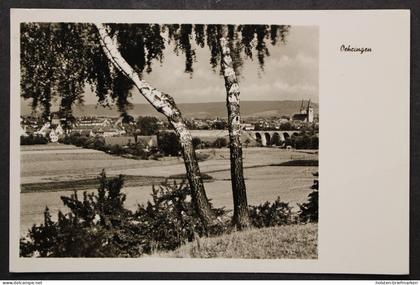 Oehringen, Blick zur Stadt, Kirche