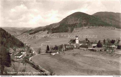 St Trudpert Kloster Muenstertal Muenstertal Schwarzwald Kloster Kirche Tal Huege