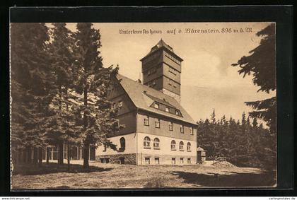 AK Bärenstein, Unterkunftshaus auf dem Bärenstein