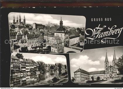 Bamberg Michelsberg Ausblick auf Bamberg