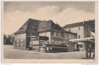 AK Tankstelle ? Gasthof Possendorf mit NS Flagge bei Bannewitz Dippoldiswalde Hänichen Karsdorf Kreischa Freital Dresden