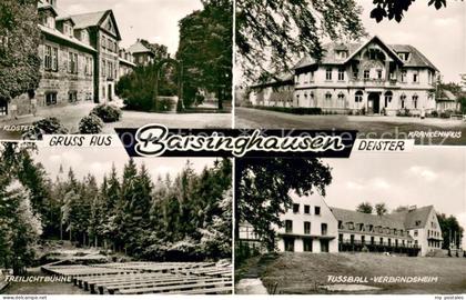 Barsinghausen Kloster Krankenhaus Freilichtbuehne Fussball Verbandsheim