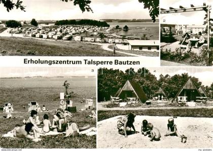 Bautzen Erholungszentrum Talsperre Bautzen Campingplatz Strand Finnhuette