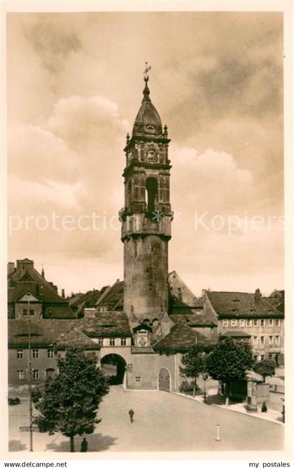 Bautzen Serie Das 1000jaehrige Bautzen Partie am Reichenturm