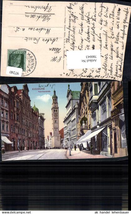 700043 Augsburg Karolinenstraße gel Illertissen Schwaben
