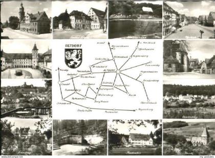 Altdorf Nuernberg Altdorf bei Nuernberg Rathaus Marktplatz Gasthof  x 1963