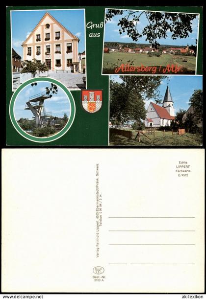 Ansichtskarte Allersberg Mehrbildkarte mit div. Ortsansichten 1980