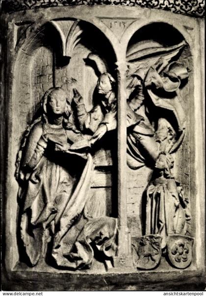 CPA Langenzenn in Mittelfranken, Stadtkirche, Englischer Gruß, Veit Staß, 1513