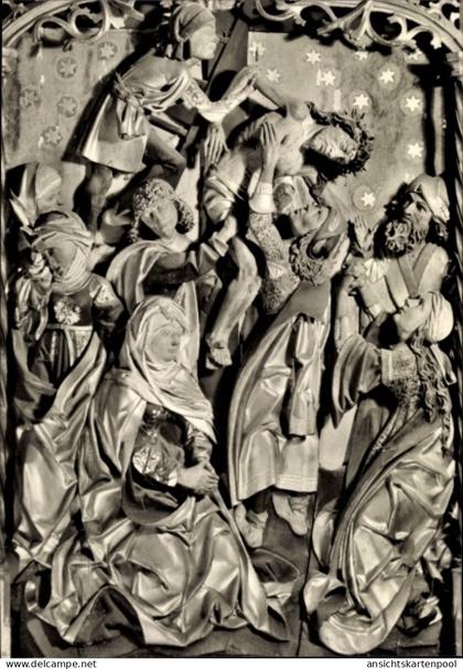 CPA Langenzenn in Mittelfranken, Stadtkirche, Kreuzabnahmealtar