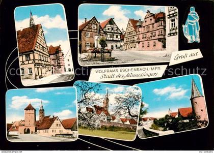 Eschenbach Mittelfranken Stadt des Minnesaengers Wolfram Eschenbach Motive Altst