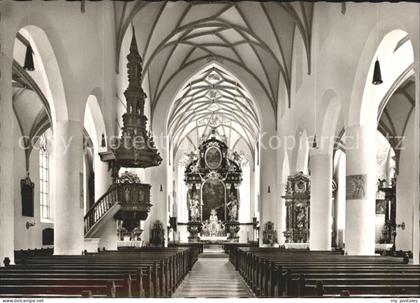 Hoechstaedt Donau Stadtpfarrkirche Inneres