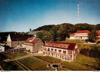 Kreuzberg  932m Rhoen Kloster Bischofsheim Kloster Kreuzberg Fliegeraufnahme