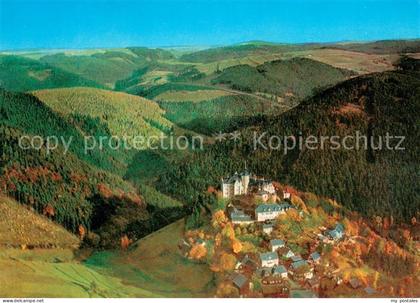 Lauenstein Oberfranken Burg Lauenstein Fliegeraufnahme