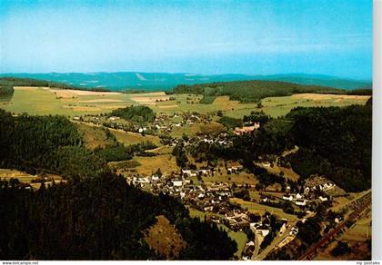 Lauenstein Oberfranken Fliegeraufnahme mit Burghotel Lauenstein