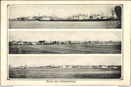 Passepartout CPA Unterhaching in Oberbayern, Gesamtansichten der Ortschaft