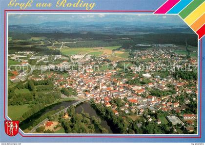 Roding Regen Fliegeraufnahme