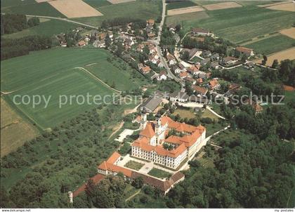 Roggenburg Schwaben Fliegeraufnahme Kloster Westansicht