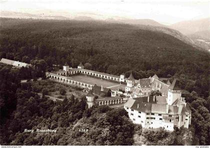 Rosenburg Burg Riedenburg Altmuehltal Bayern Fliegeraufnahme Burg Rosenburg