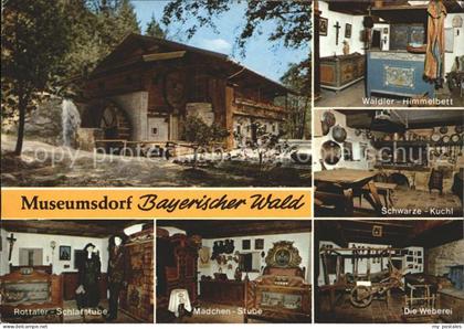 Tittling Museumsdorf Bayerischer Wald Himmelbett Schwarze Kuchl Schlaf und Maedc