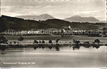 Waging See Panorama Wasserkurort Chiemgauer Alpen
