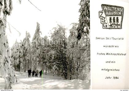 Waltershausen Unterfranken ZSG Waltershausen Winteridyll