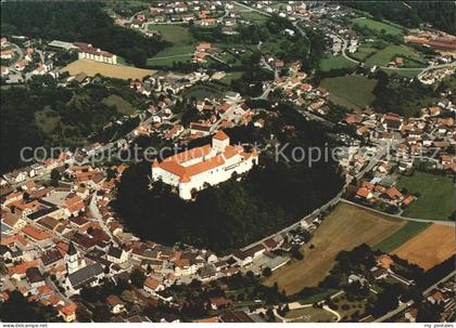 Woerth Donau Fliegeraufnahme Seniorenwohnstift Schloss Woerth