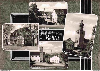 Bebra Hessen Rathaus An der Bebra Kath Kirche Ev Kirche