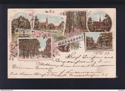 Dt. Reich Litho Bergedorf 1899