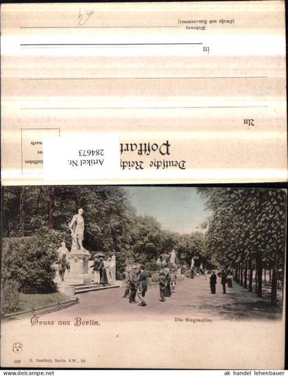 284673,Berlin Die Siegesallee Statuen