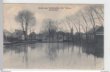 (92764) AK Berlin Schönefeld, Dorfansicht, 1925