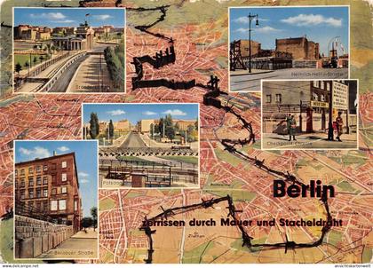 Berlin Berliner Mauer Mehrbildkarte gl1967 #186.121