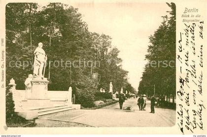 BERLIN  CITY Siegesallee Denkmaeler Statuen