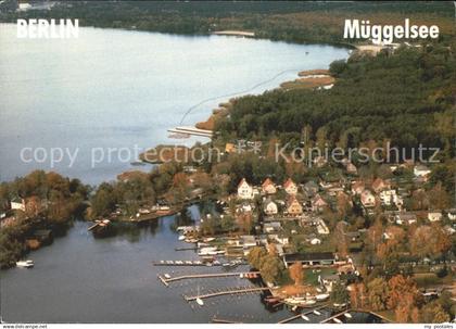 Berlin Fliegeraufnahme Mueggelsee