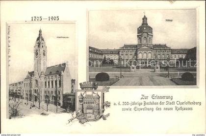 Charlottenburg Schloss Rathaus 200 Jahre Charlottenburg