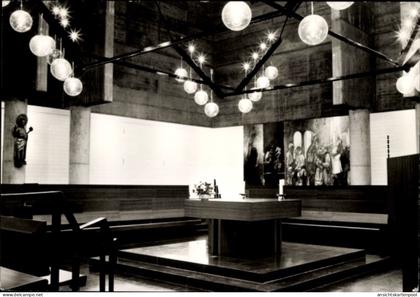 CPA Berlin Charlottenburg Plötzensee, Evangelisches Gemeindezentrum, Innenraum der Kirche