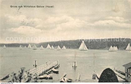 Gatow Berlin Wirtshaus Gatow Seepanorama