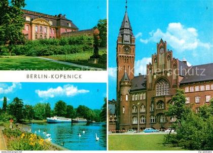 Koepenick Kunstgewerbe Museum Hotelschiff Kuehle Wampe und Restaurantschiff Spre