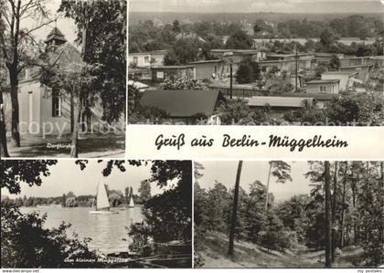 Mueggelheim Berlin Dorfkirche Bungalows Kleiner Mueggelsee