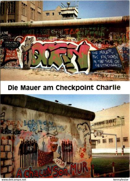Berlin - Die Mauer am Checkpoint charlie