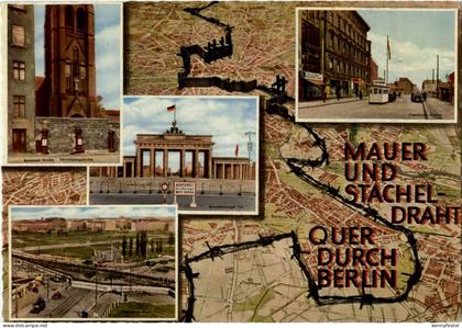 Berlin - Mauer und Stacheldraht